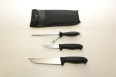 Kés készlet élezővel és tokkal