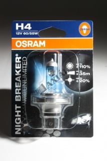 Osram izzó 12V 60/55W H4 Night Breaker Unlimited