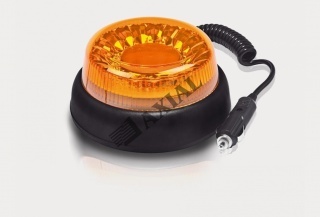 Sárga villanólámpa LED 12-55V mágneses