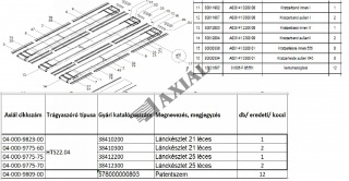 Lehordólánc belső II 22.04 - Annaburger (25 léces)