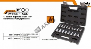 Torx dugó készlet külső-belső 1/2 17r.