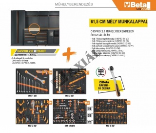 Műhelyberendezés+268db szerszám (Fa)