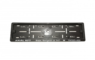 Rendszámtábla tartó szgk bepattintos