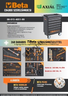 6-fiókos szerszámkocsi 268r.