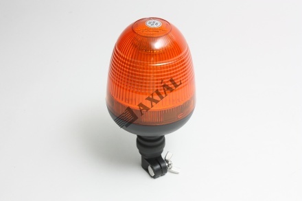 Sárga villanó lámpa 12-24V LED (csőre szerelhető)