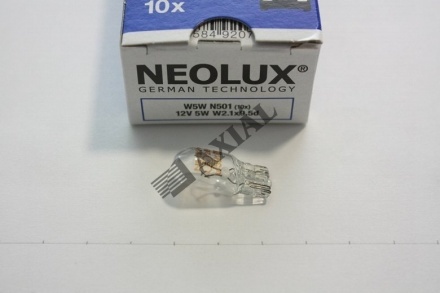 NEOLUX izzó 12V 5w W2.1x9.5 üvegfejű