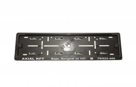 Rendszámtábla tartó szgk bepattintos