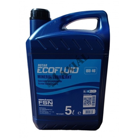 Csavarkompresszor olaj 3,8L Ecofluid